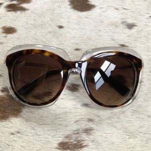 Dolce & Gabbana tortoise & clear 54 mm cat eye